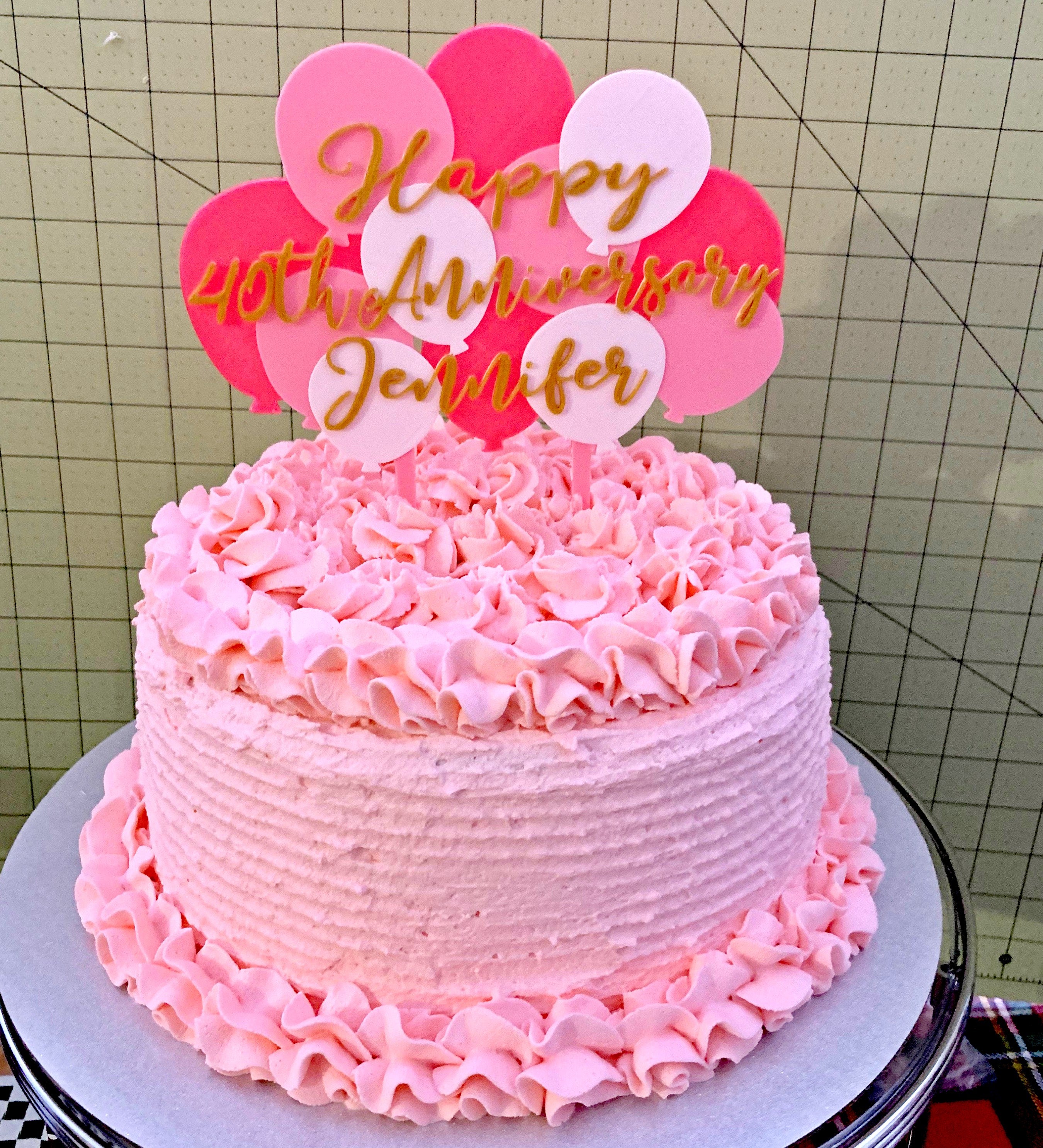 Oh So Pretty - Pink Cake Toppers