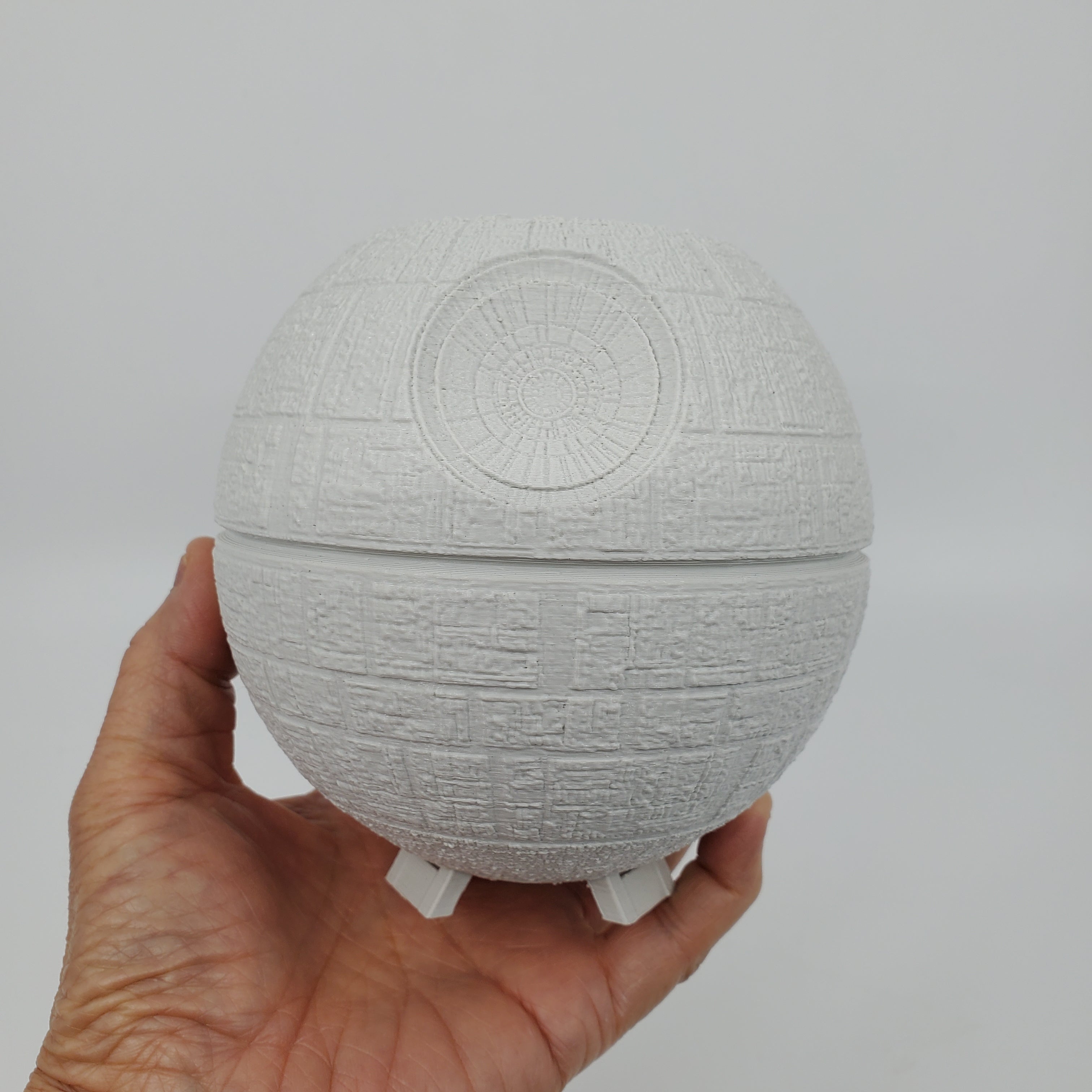 Death Star Inspired Succulent Planter