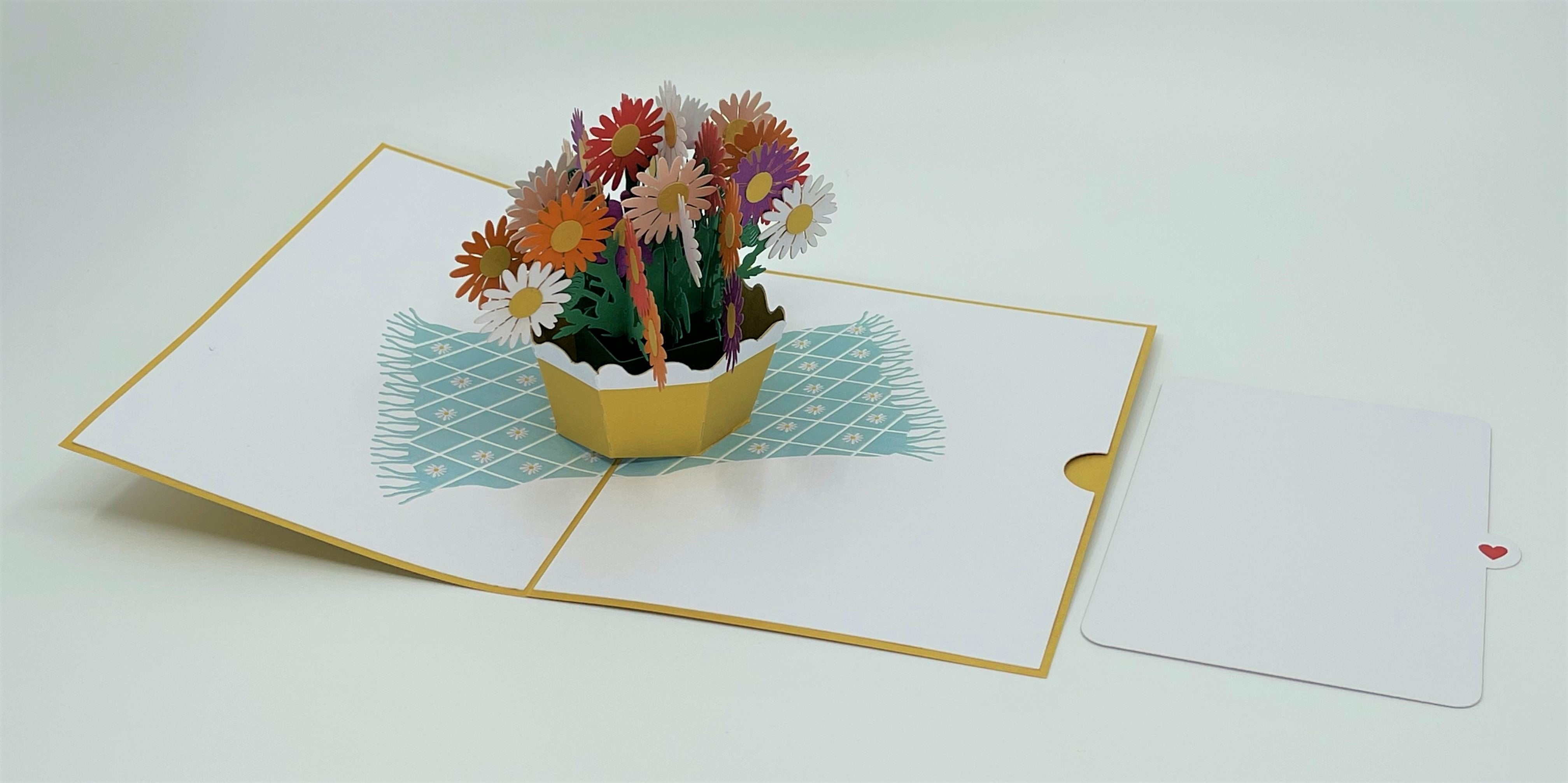 Daisies 3D Card