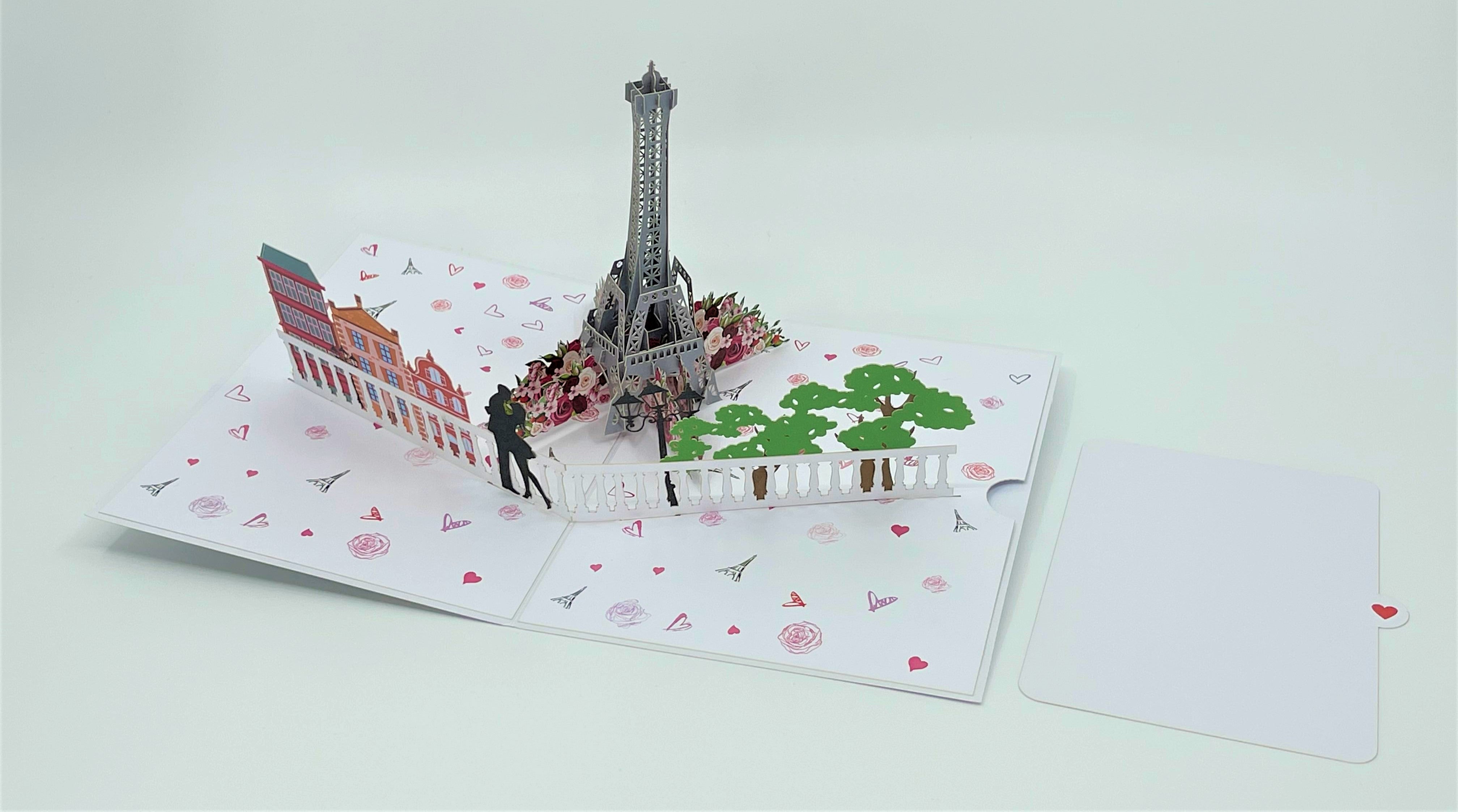 Eiffel Tower 3D Card