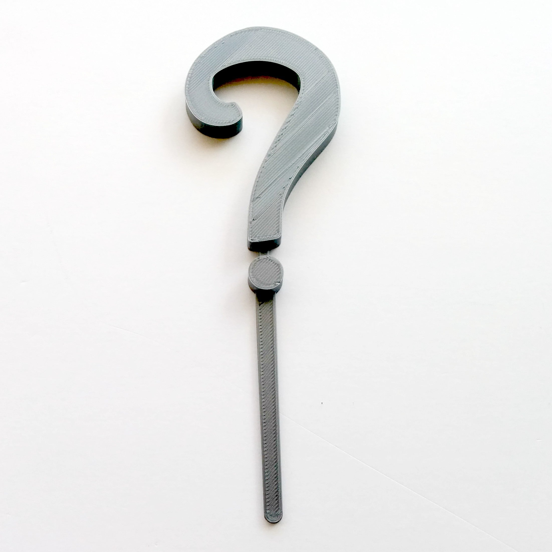 Question Mark Cake Topper and Candle Holder