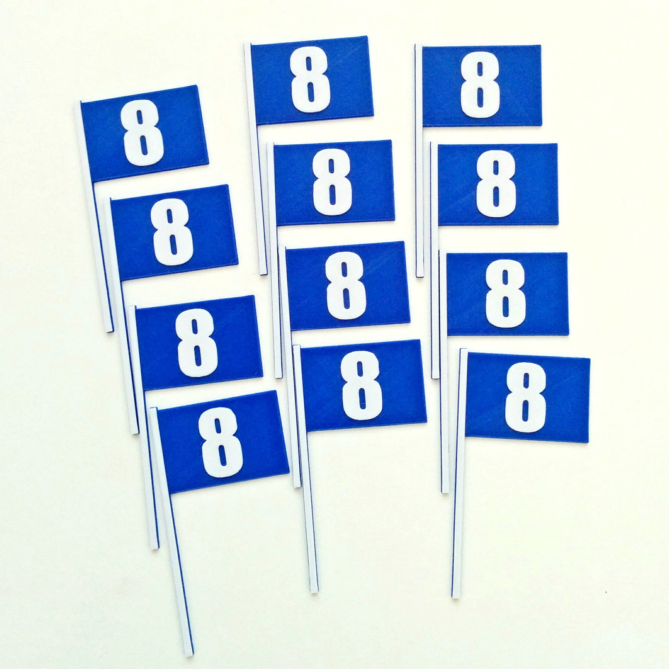 Golf Flag Topper (12 cupcake toppers)