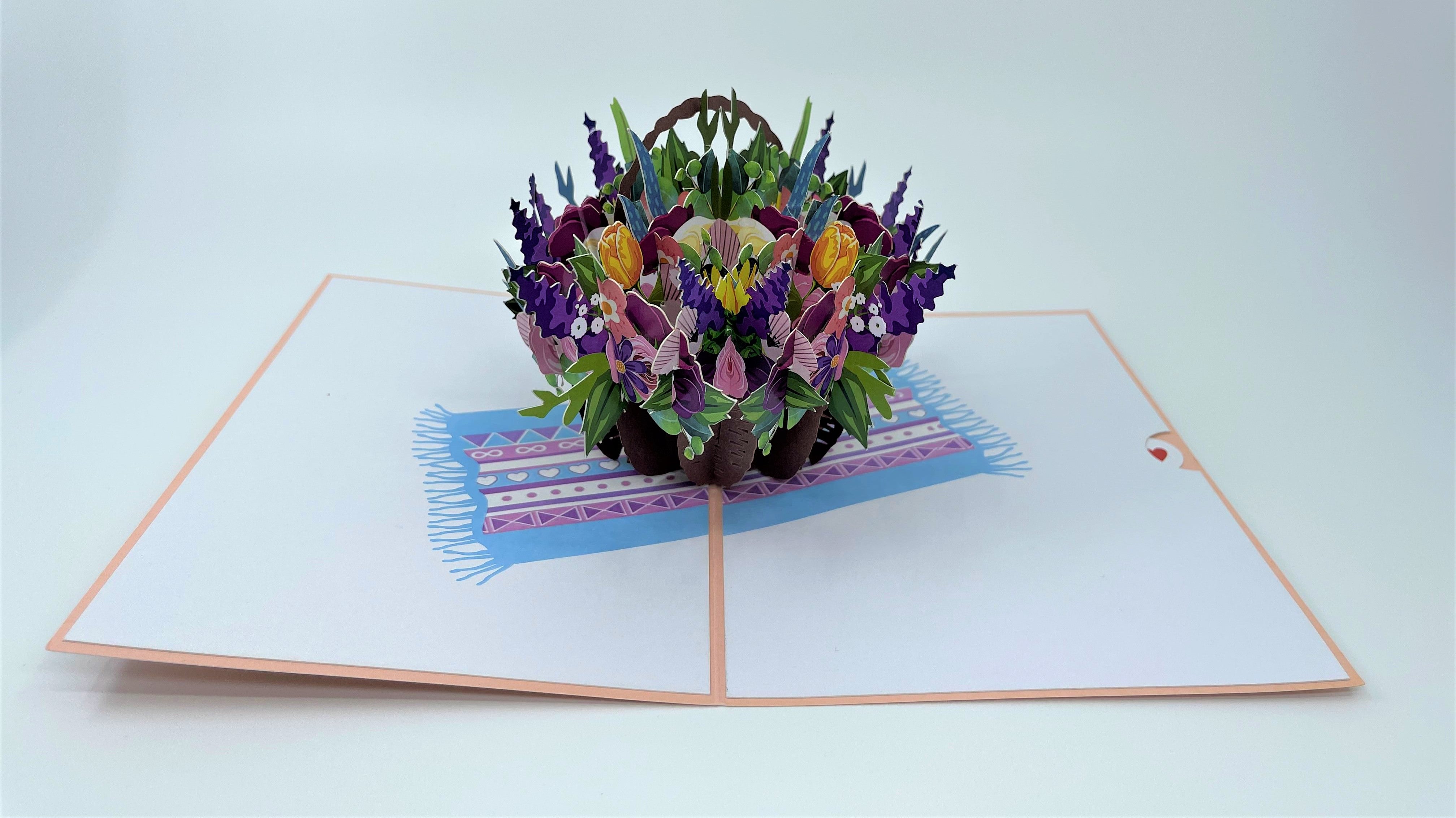 Flower Basket 3D Card