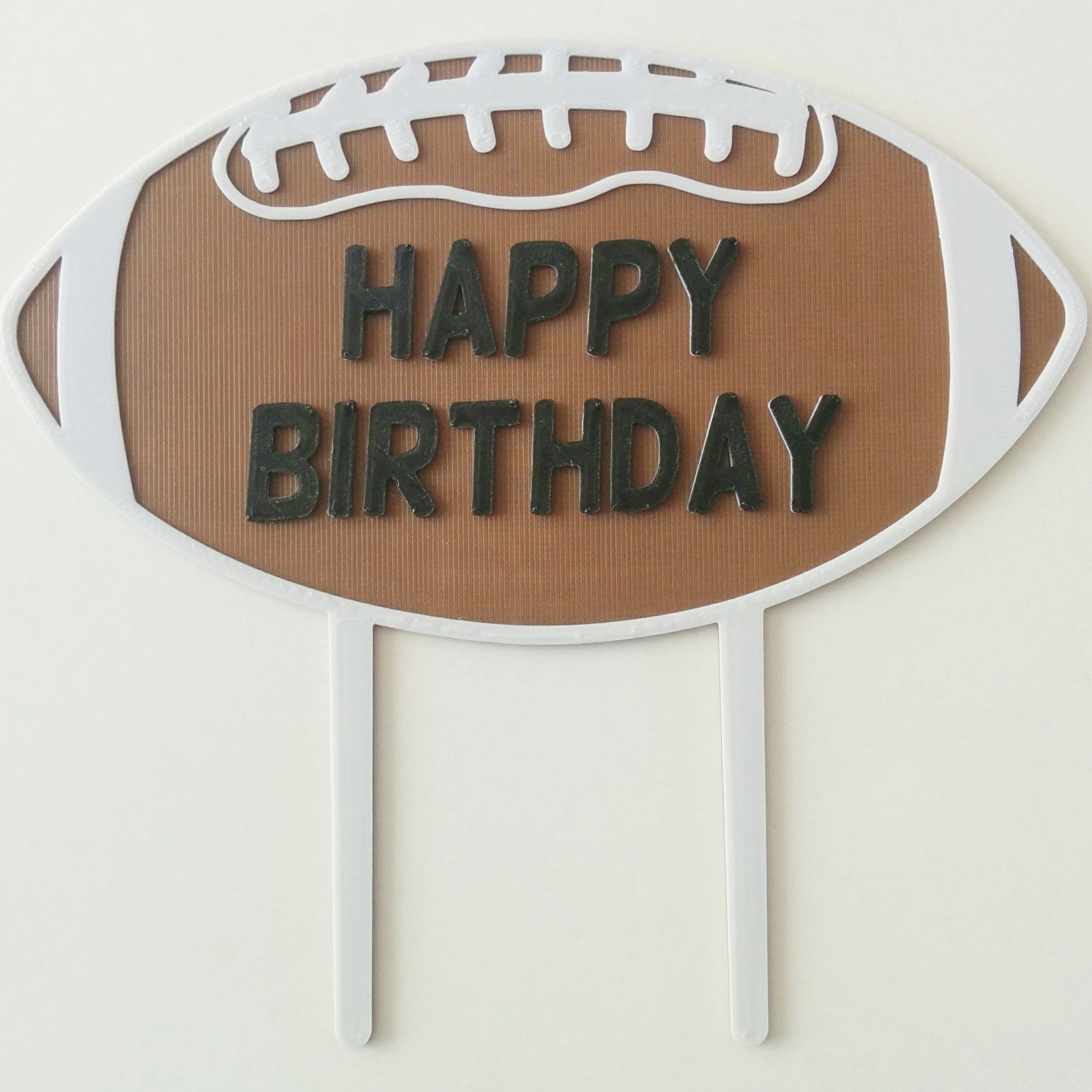 Football Cake Topper