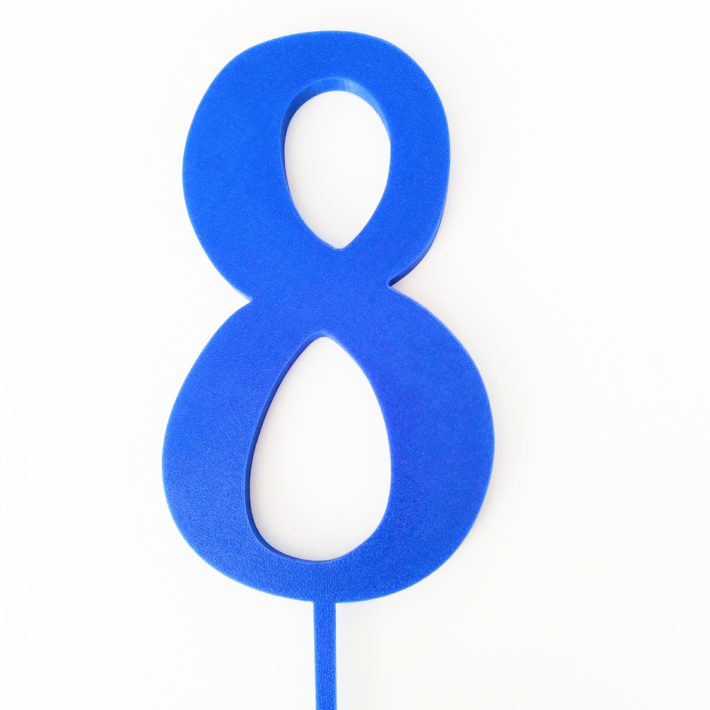 Number Cake Topper & Candle Holder (6"/Individual)