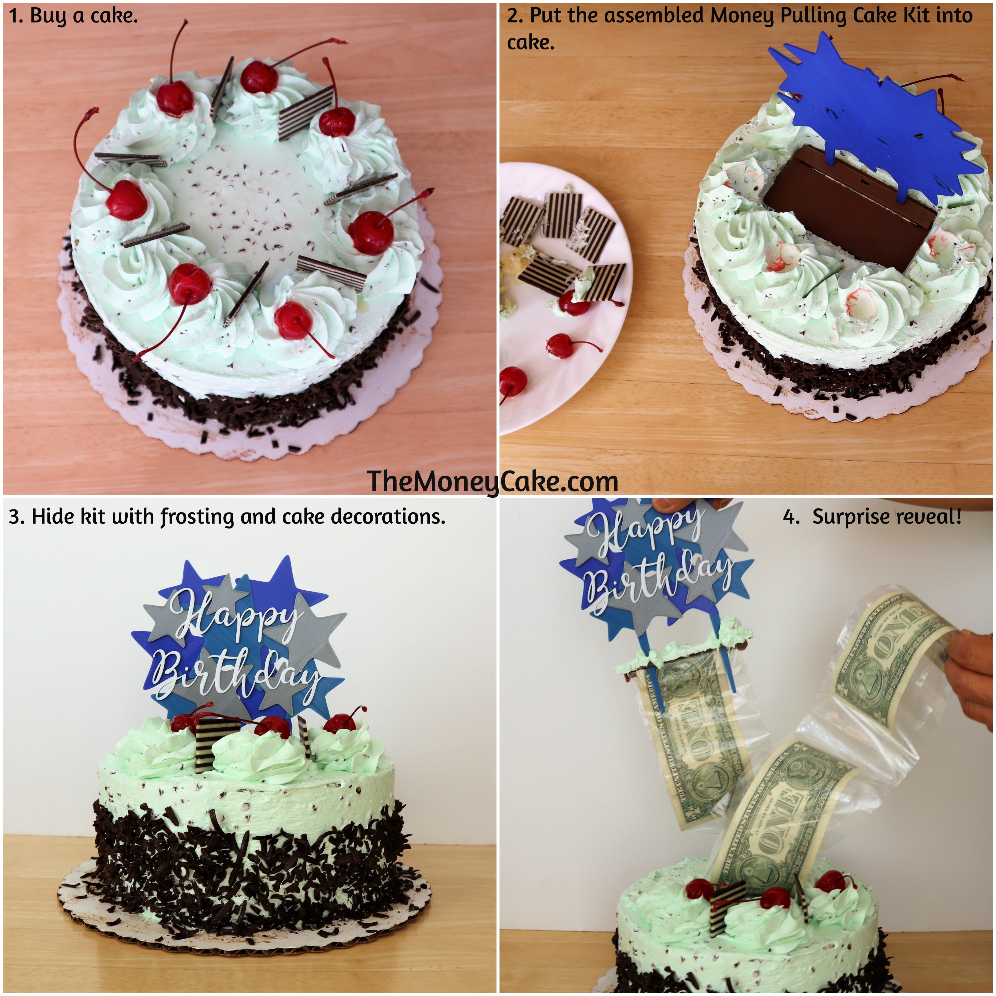 Money Pulling Cake Kit - Surprise Box™