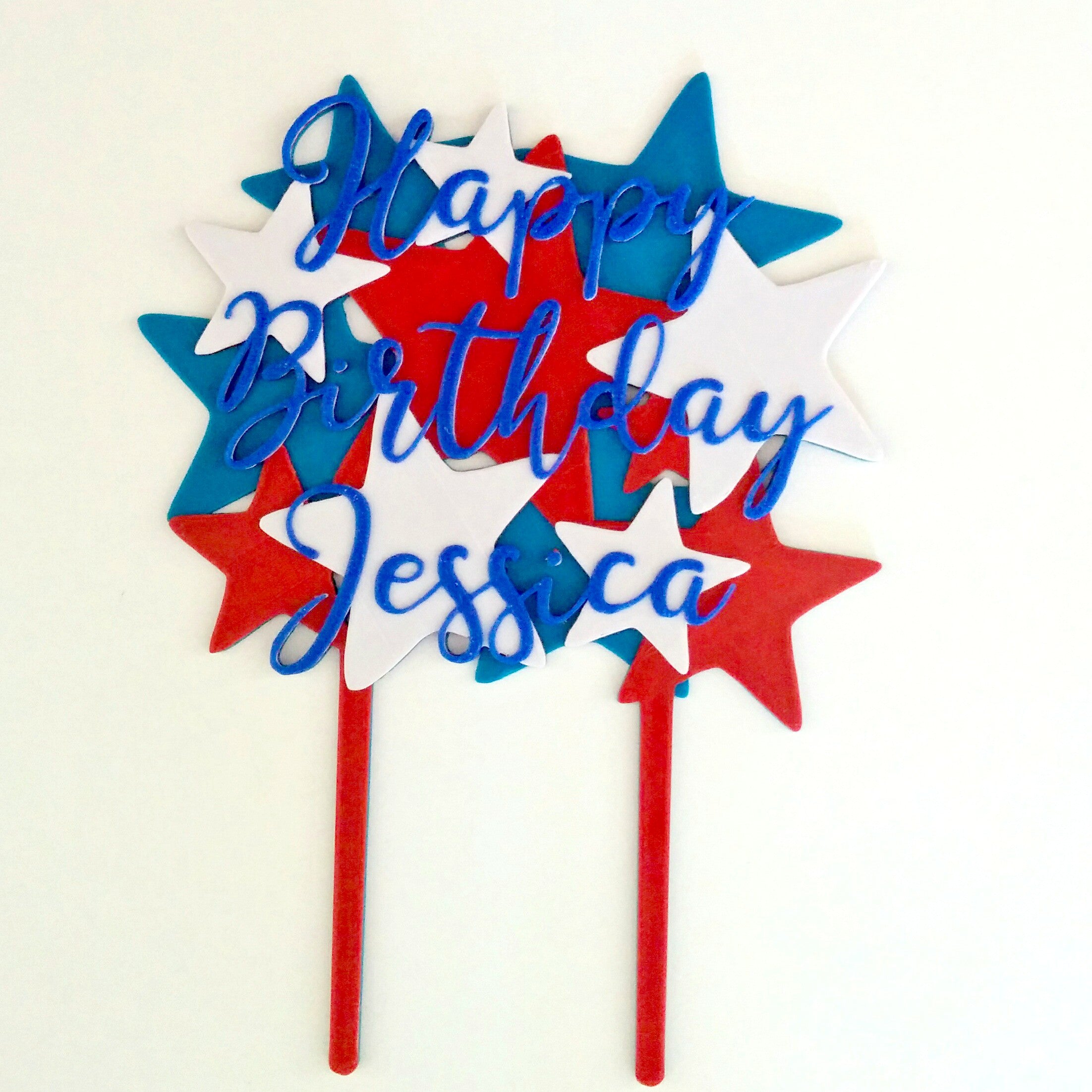 Stars Galore Cake Topper