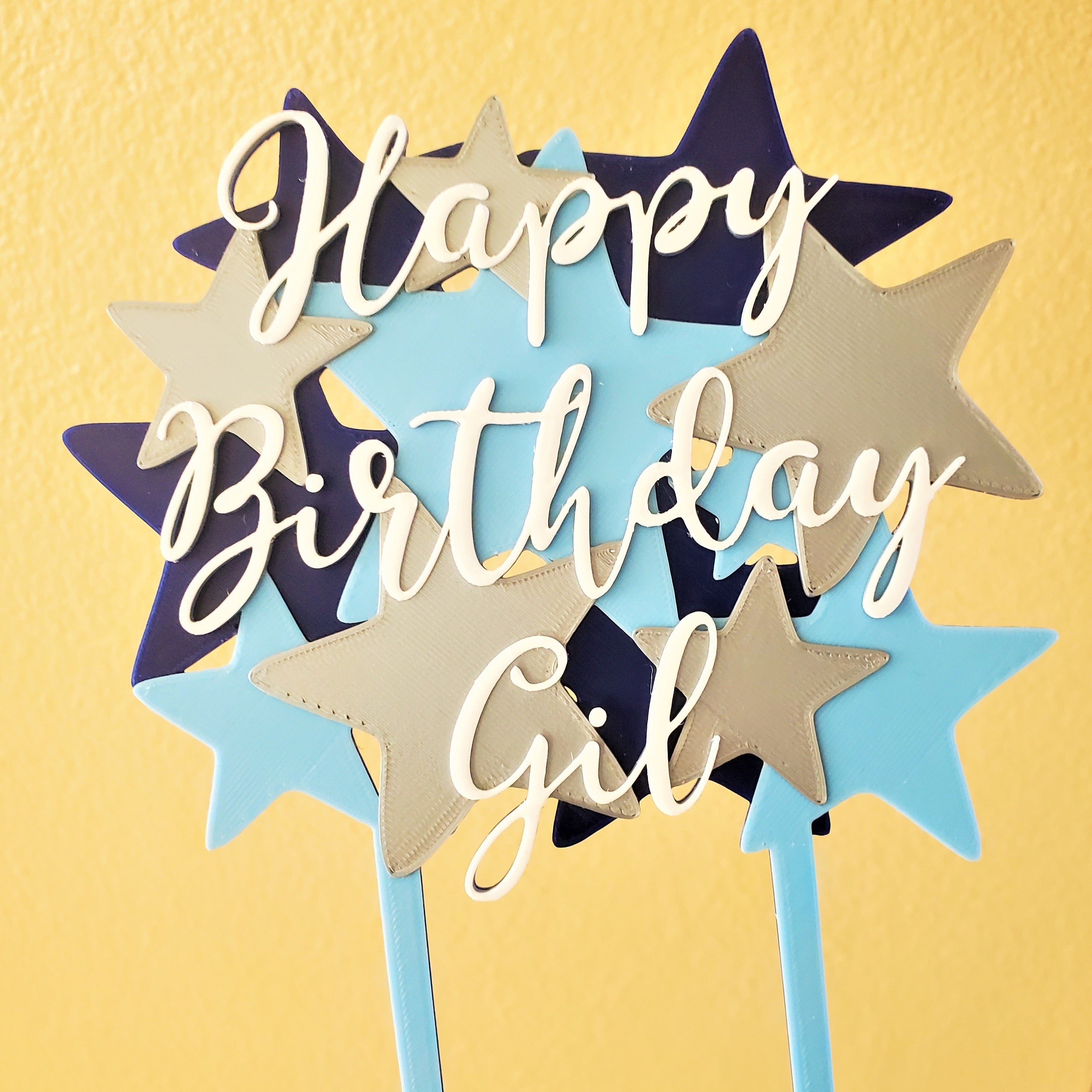 Stars Galore Cake Topper